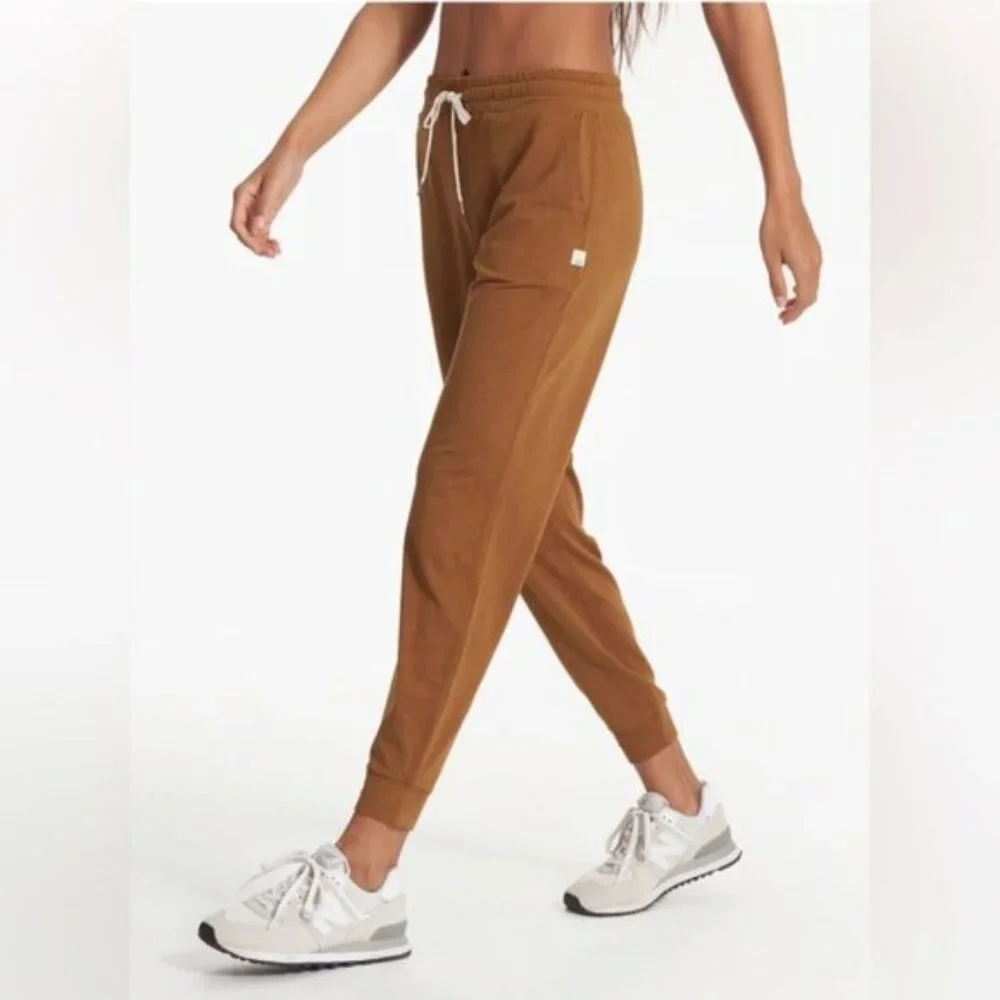 Vuori Jogger Caramel Heather Brown - Picture 2 of 8